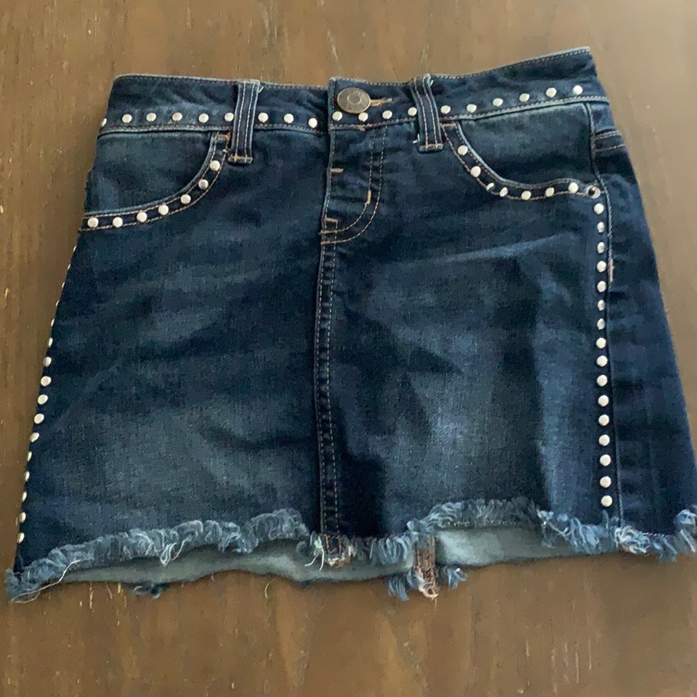 KIDS 2for8 DEAL Justice size 7 Jean skirt
